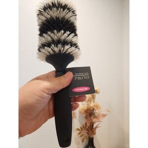 Spornette Provo Tourmaline Hourglass Round Brush Boar Bristle Styling Tool NEW